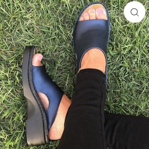 Naot Rome Leather Slip-On Sandals 9-9.5